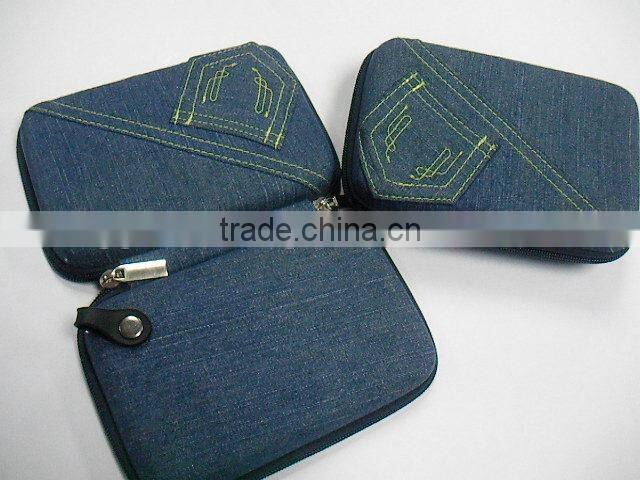 Net inside rubber band custom eva case box with button