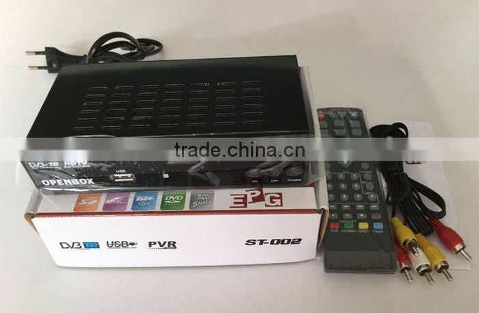 Ground Digital TV Set Top Box DVB-T2 Dual Display for HD and SD output TV Receiver For Central Asia and Eastern Europe