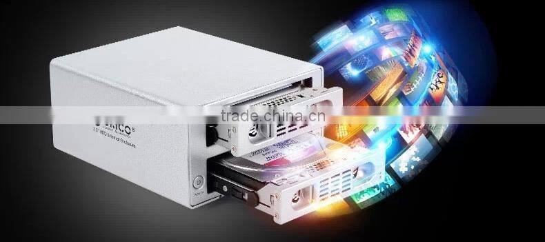 RAID / USB3.0 to 3.5" 2 Bay SATA HDD Enclosure