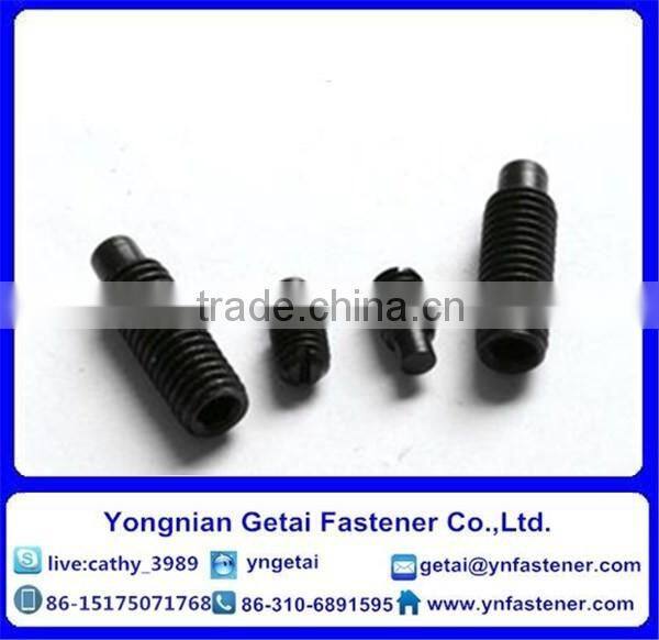 Hexagon Socket Head Set Screw with dog /flat/cone/ cup point DIN 916/912 Zinc Plated/Black/Plain