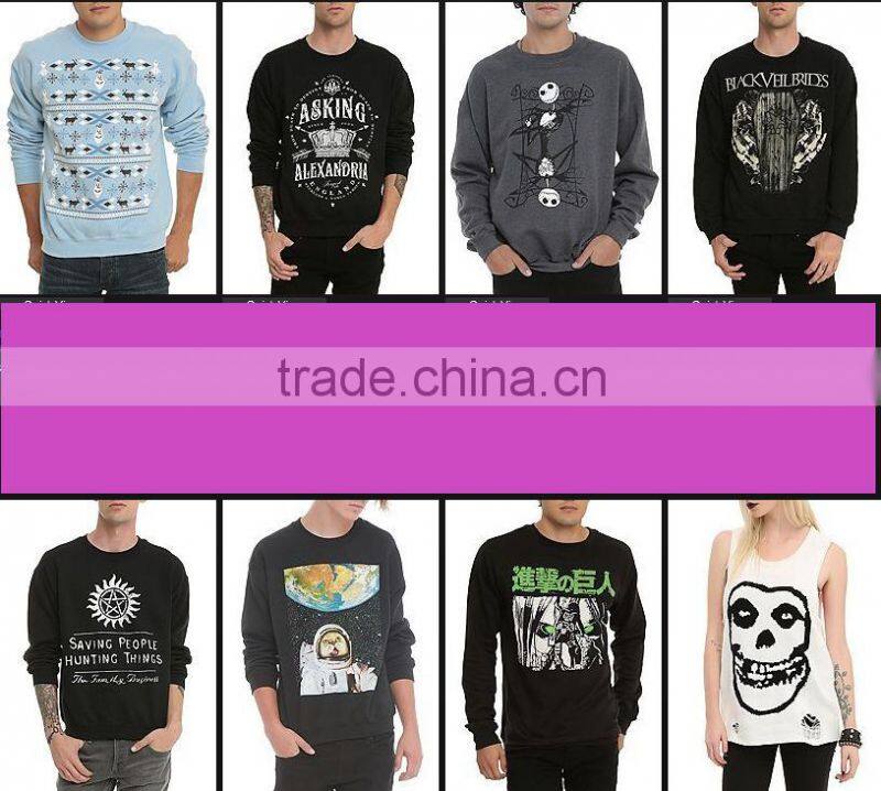 fashion couple pullover sweater any logo accept