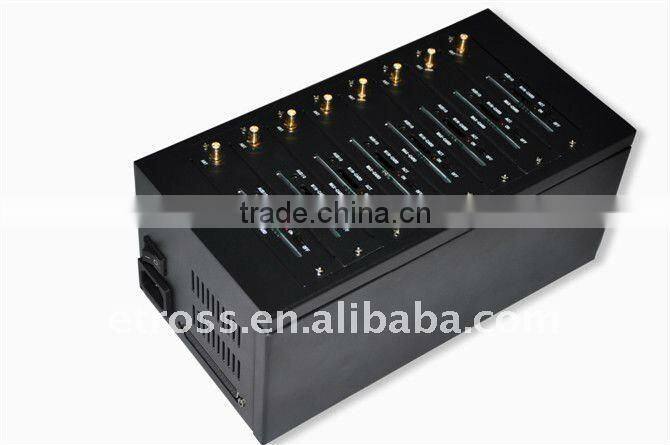 GSM/GPRS bulk sms modem pool, WAVECOM Q2403A module,8 ports,usb interface