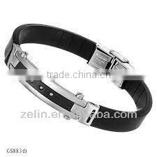 Gold plated with leather bracelet Body Jewelry