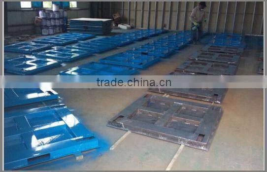 5000kg checker plate floor scale