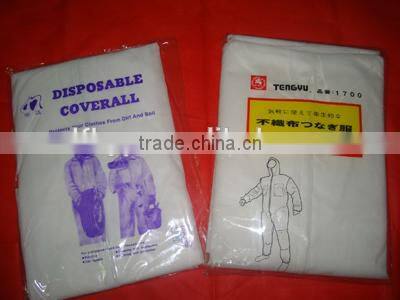 PP disposable cheap coverall