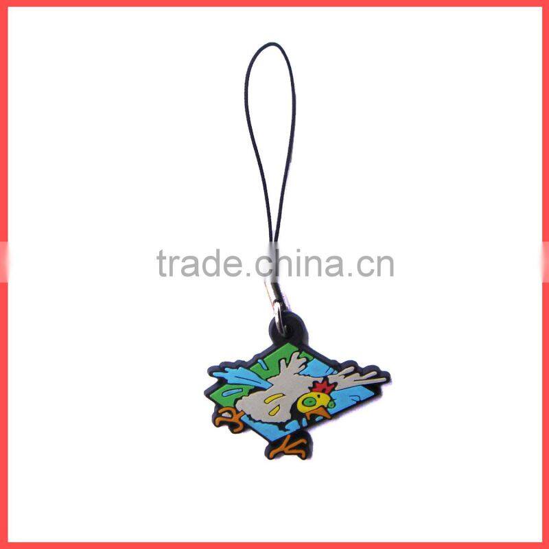 special spongebob soft pvc mobile phone strap