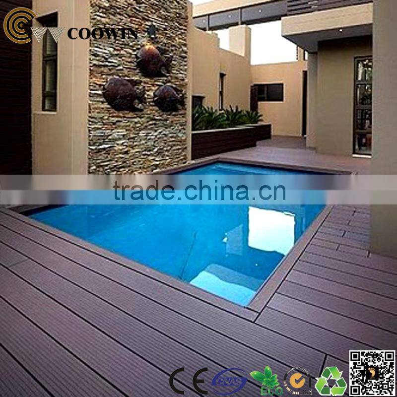 outdoor use eco friendly solid wpc flooring boards