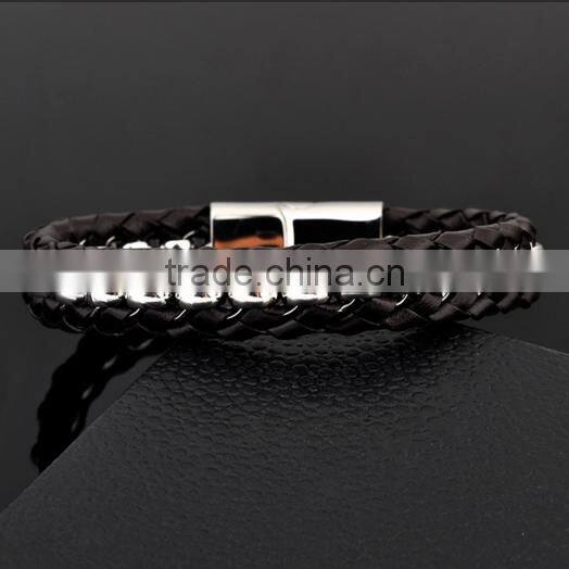 China Online Shopping Men'S Woven Leather Bracelets
