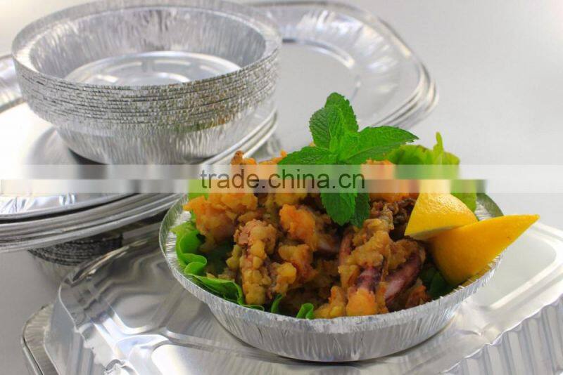 2016 Round Disposable Aluminum Foil trays/catering Trays