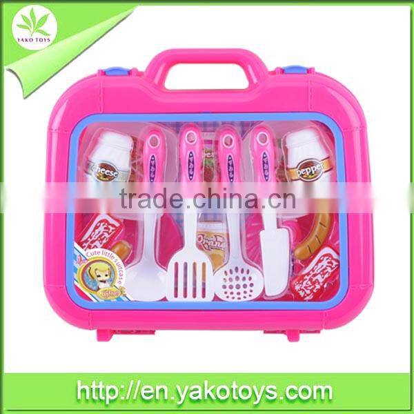 Suitcase packing beautiful accessories toys set for girls