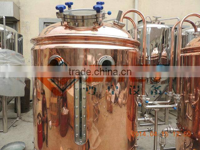 red copper hotel beer equipment micro beer machine