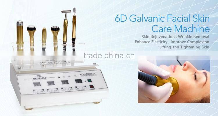 6D portable home use galvanic facial beauty machine