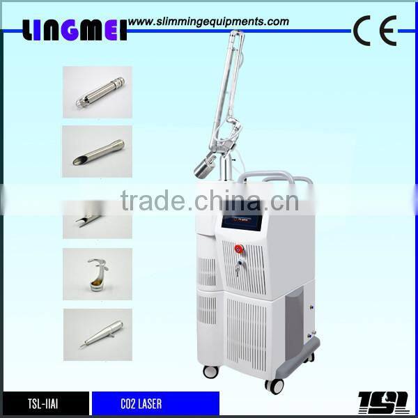 Lingmei medical scar removal co2 fractional aesthetic laser equipment