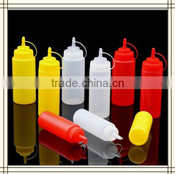 500ml plastic food grade squeeze bottle with degree scale mark for spiced beef bottle