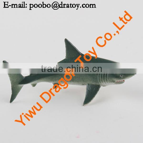 Aquarium plastic shark figurine