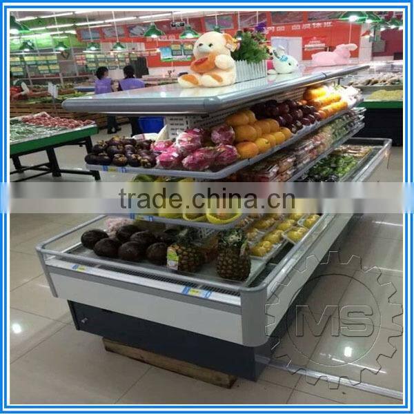 meat fruit vegetable using display fridge / commercial refrigerator / cooler display