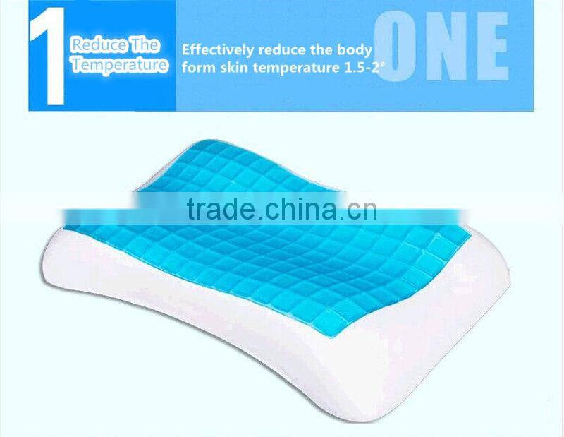 Slender Waist Contour Memory Foam Cool Gel Pillow