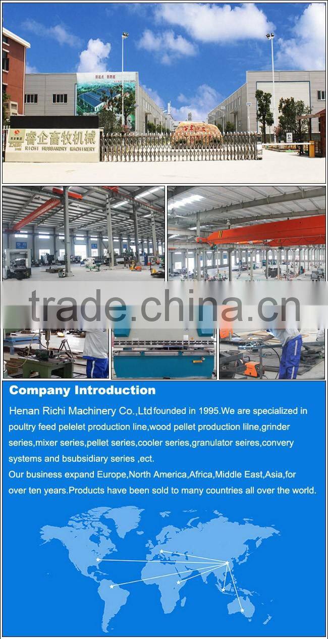 1-2 ton animal/chicken feed pellet line/ broiler feed pellet machine