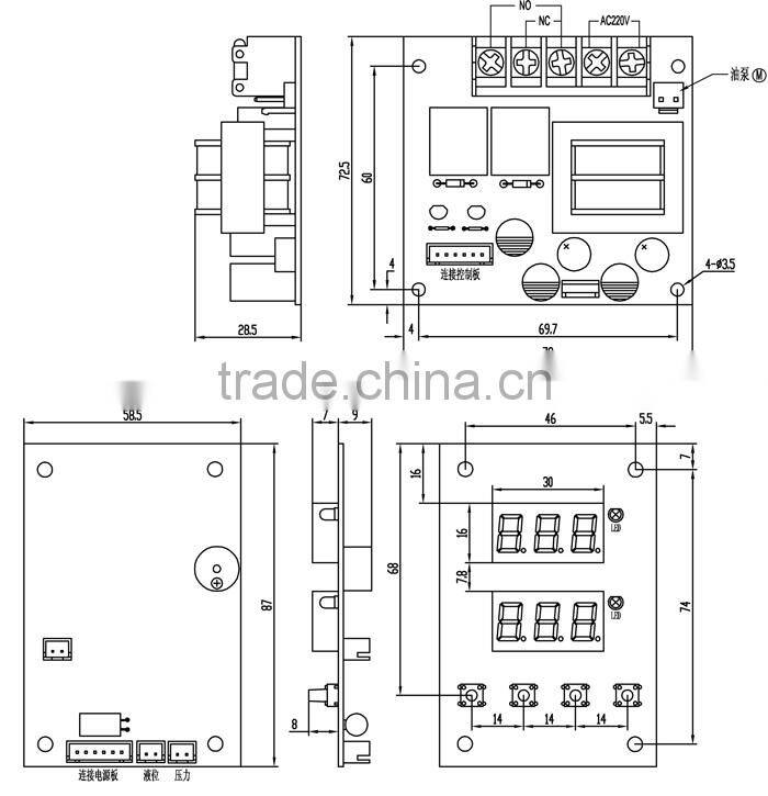 CON01006 Pump controller water level controller circulating pump controller