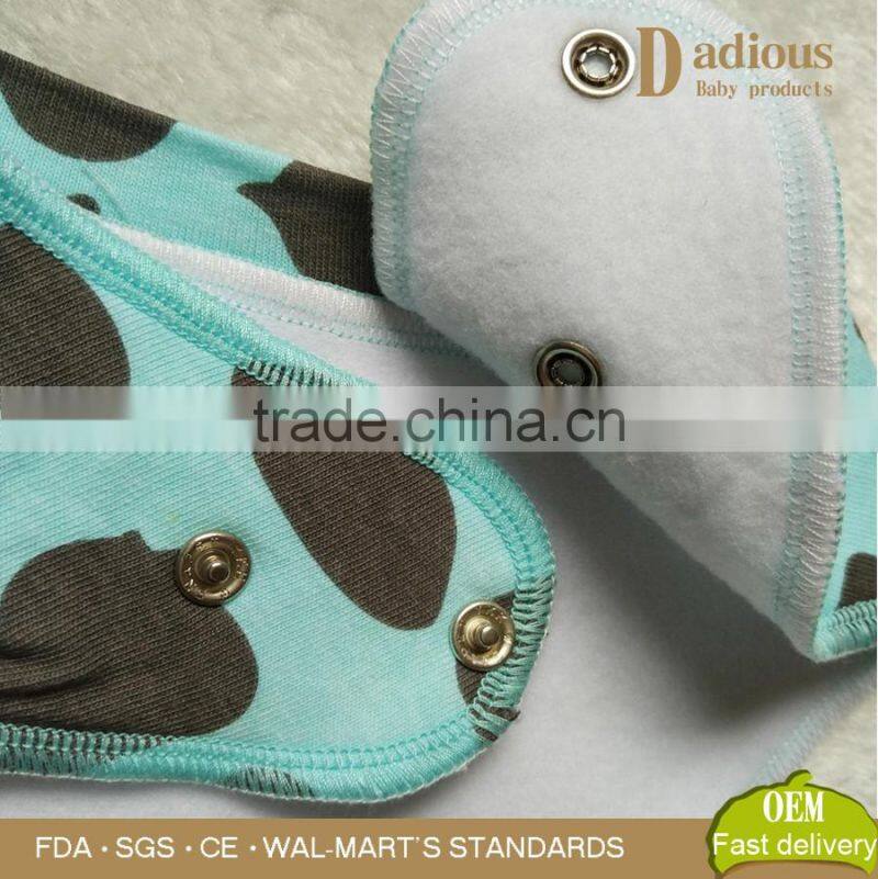 Custom Design Organic Cotton Baby Bandana Bibs with Low MOQ