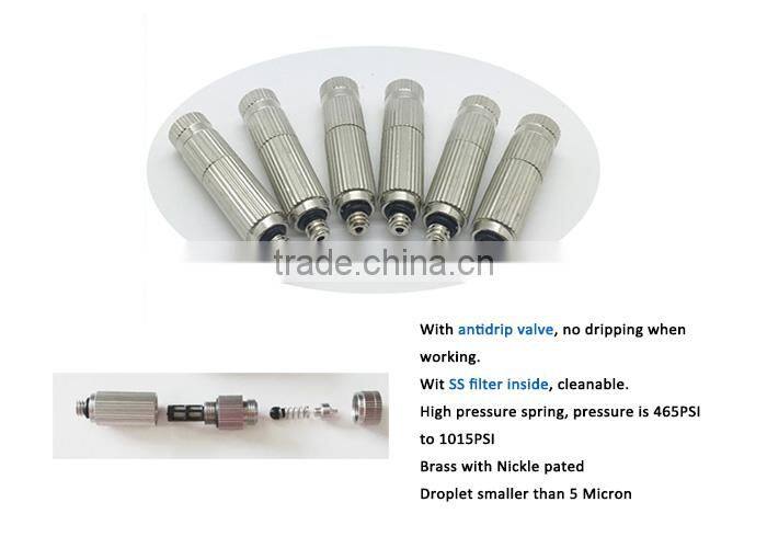 TY0001 2016 hot sale High pressure misting system(0.3L/min) 50Bar misting pump with Led Timer controller