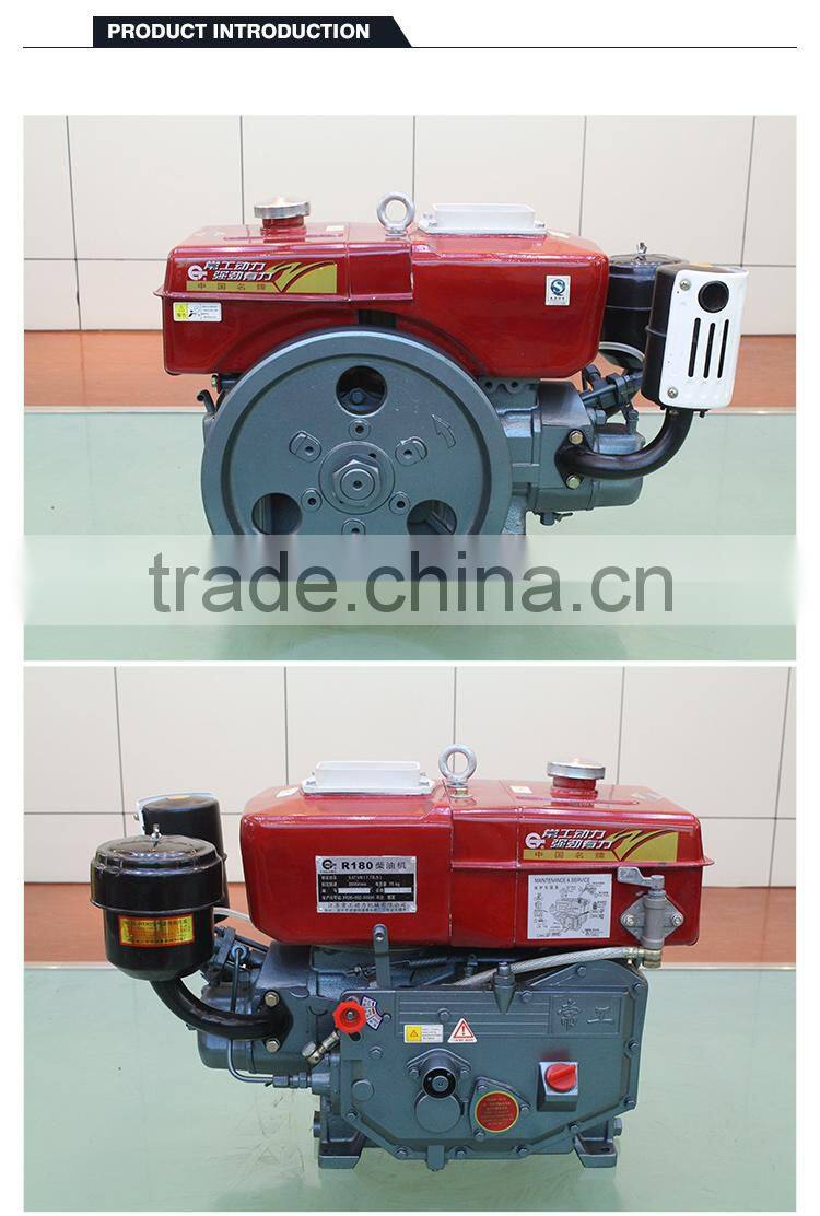 mini diesel engine for sale R180 Special water-cooled single-cylinder diesel engine use for ship