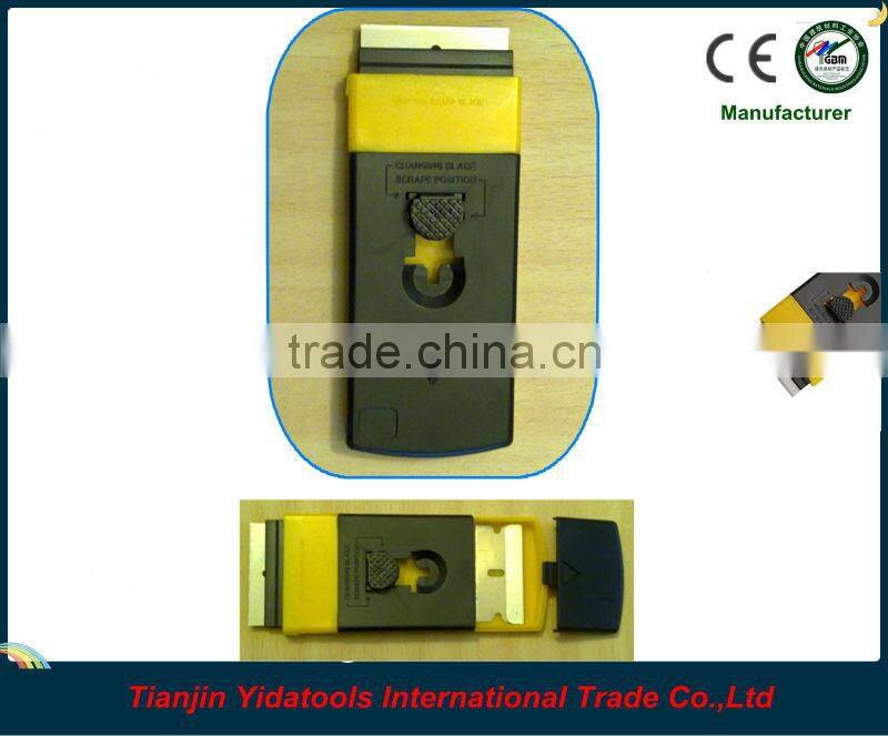 plastic mini ice scraper with spare blades