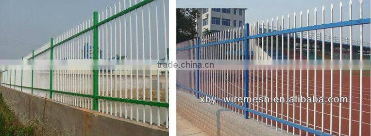 wrought iron welded picket mesh fence