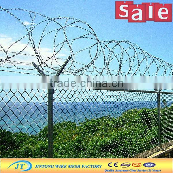 low price 450mm coil concertina razor barbed wire
