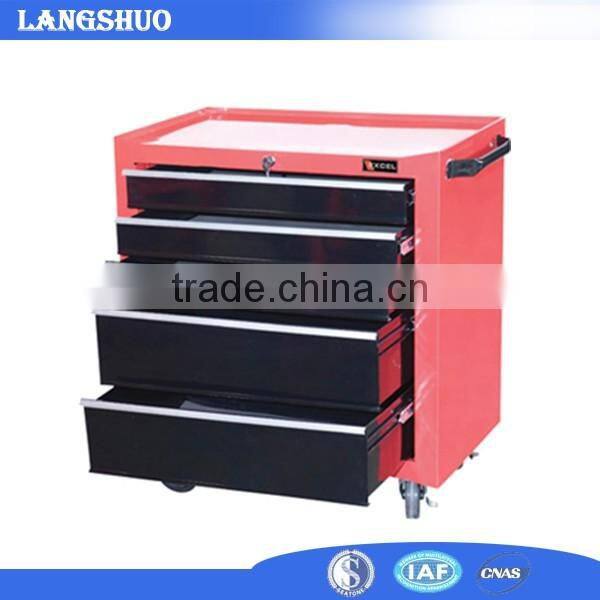 Practical used metal material cabinet type trolley tool box