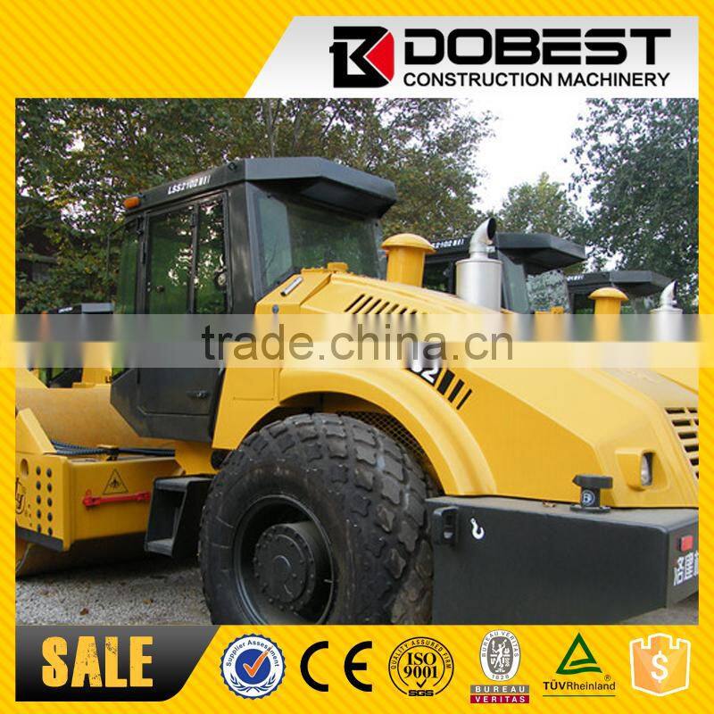 21 ton single drum vibratory road roller LSS2102