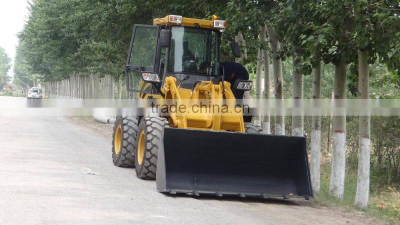 China factory supply 2 TON JT920 wheel loader with CE, 1.0-1.2m3 bucket capacity