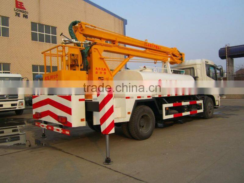 22m Dongfeng Kingrun elevated work platform with water tank for sale