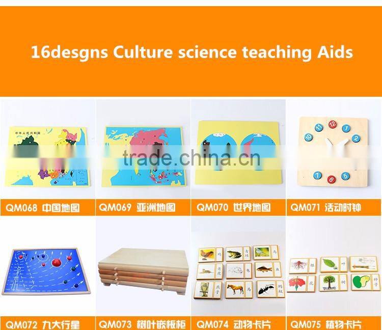 Kid Wooden toy montessori material from China factory