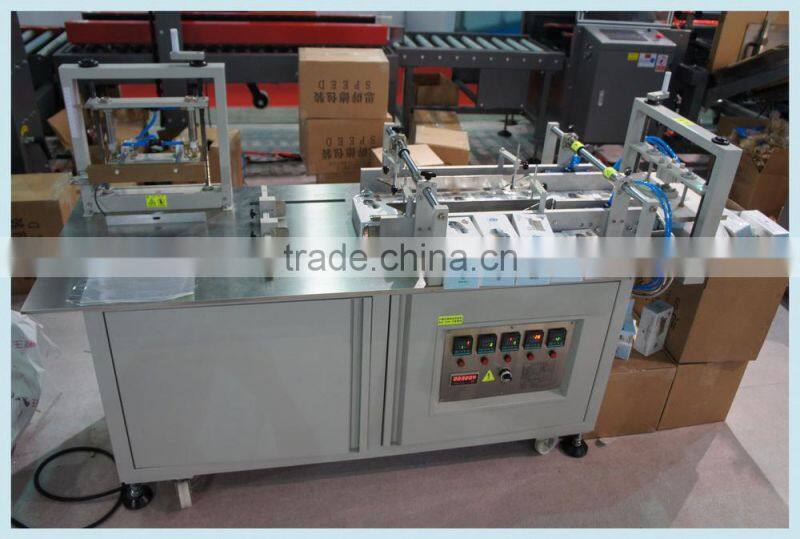 S-200/300 3D Transparent Film Packing Machine For Poker and Cigarette Boxes
