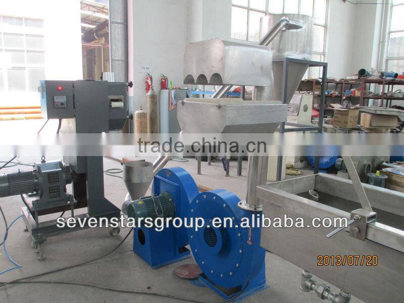 Machine for making PET granule