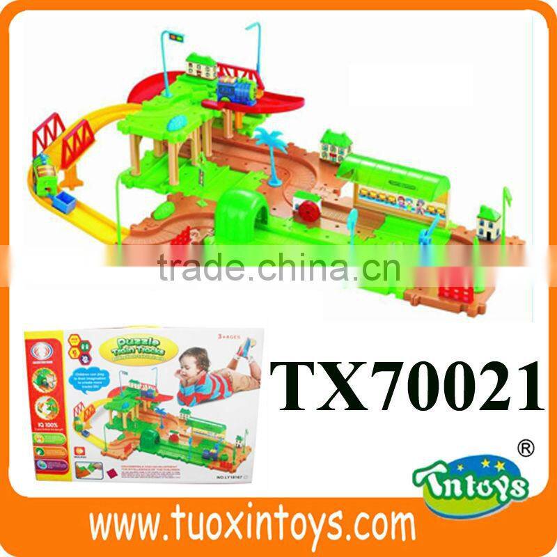 battery operated high speed toy train set