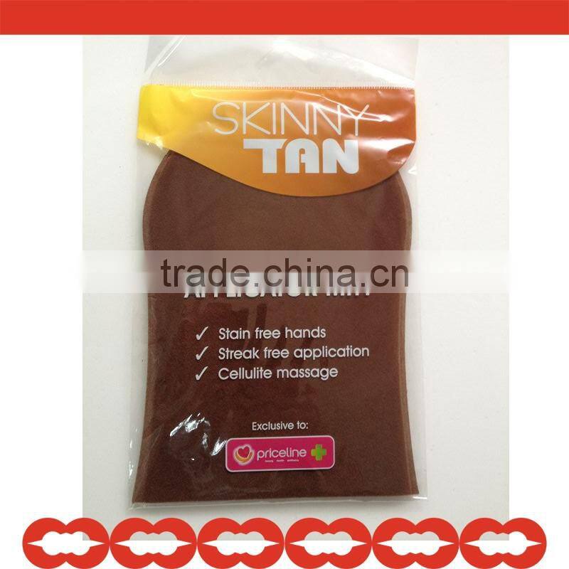 Soft Spray Tanning Mitts Double-Side Soft Velour Free Tanning Mitt Gloves