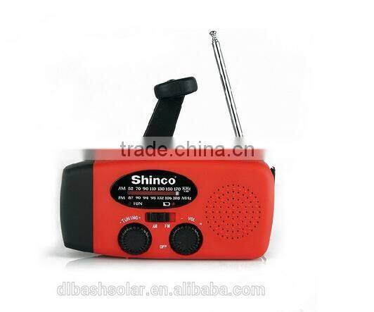torch radio solar with crank