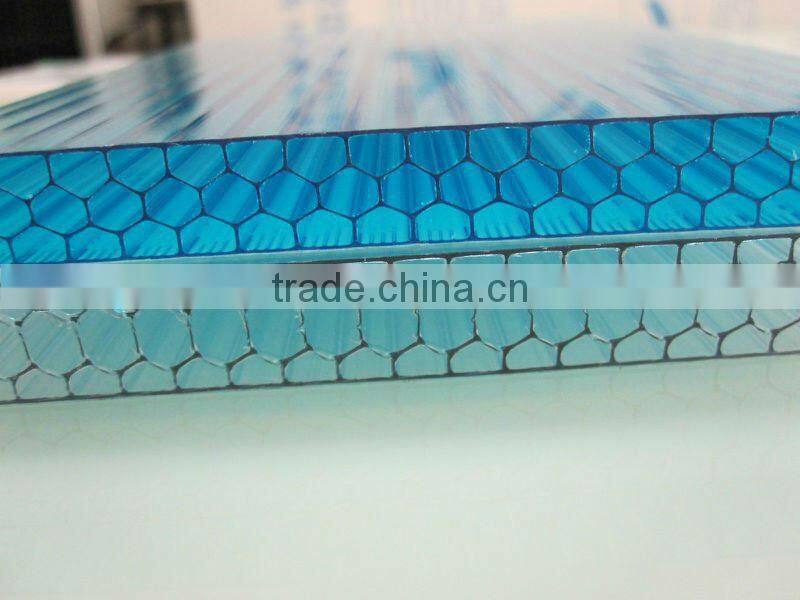 multi-wall hollow sheet&transparent polycarbonate hollow sheet