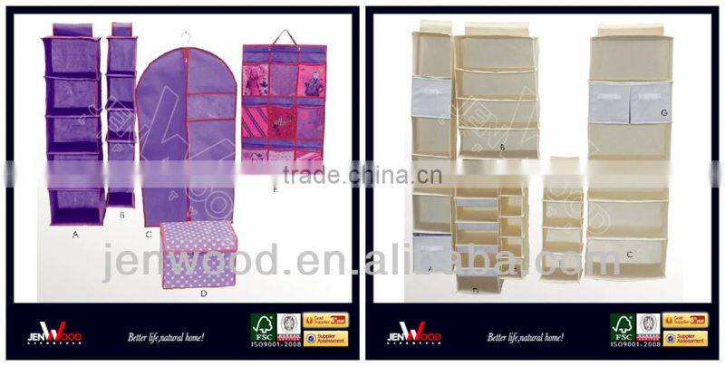 Fabric Hanging fabric drawer shoe organizer