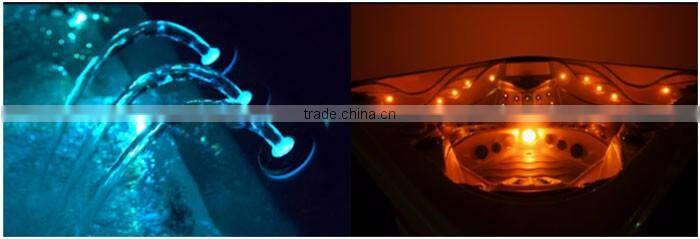 8 places Lucite Acrylic Hot Tub With 2 Loungers A860