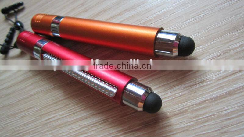 Custom logo printed stylus banner pen for promotion