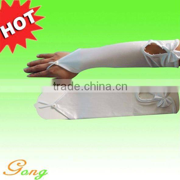 Hot sell party gloves with satin