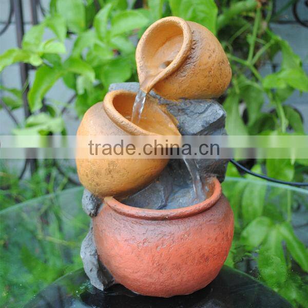 Resin Indoor Water Fountain Small Tabletop Fountain