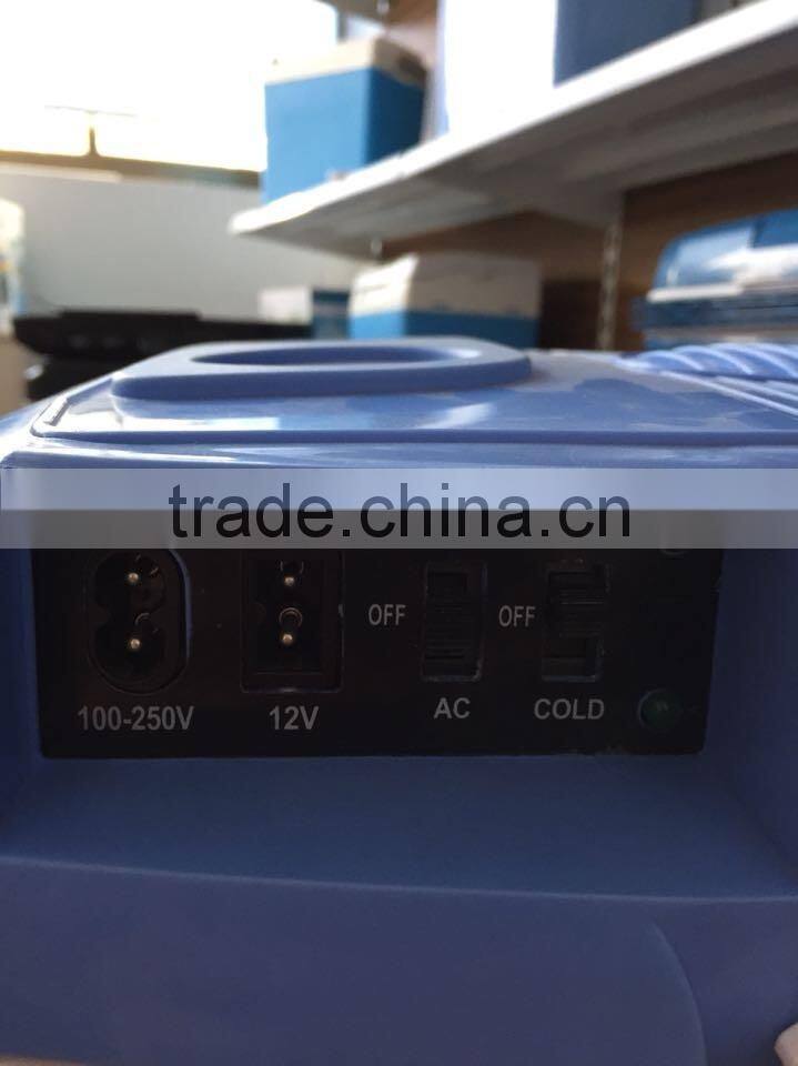 Hot sale car mini cooler auto fridge Portable electric cooler and warmer 30L