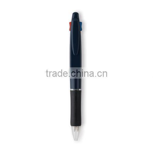 Fashional feature ball pen 2 in 1 pen with rubber grip