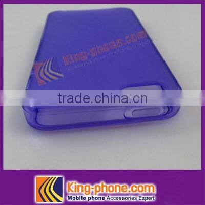 Fashion design phone shell transparent soft cell phone case TPU protective back cover for iPhone 5