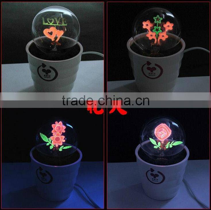 Supply Smart touch romantic potted Nightlight / table lamp