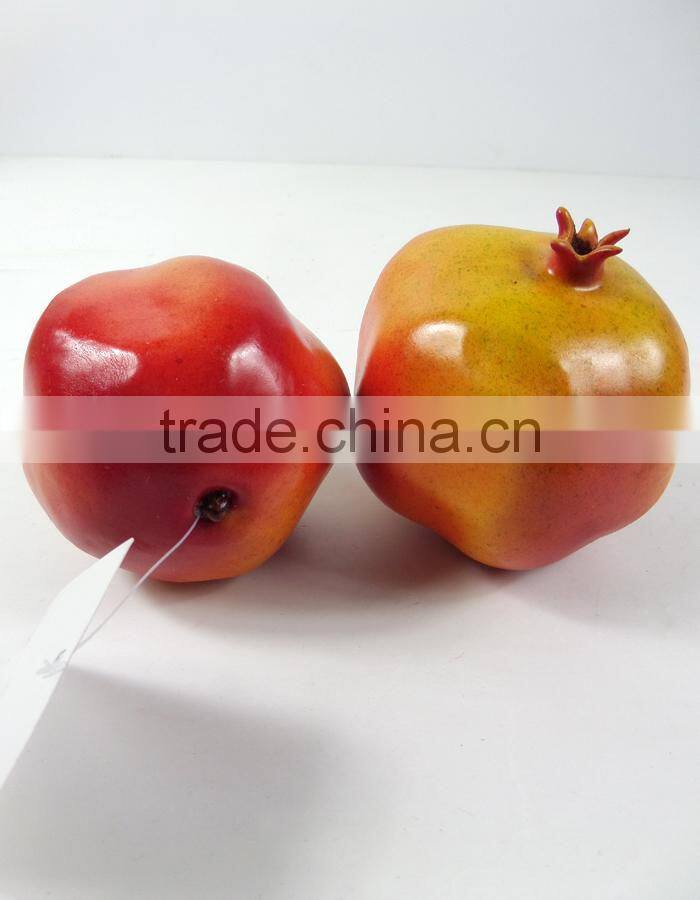 artificial plastic pomegranate for decoration fake fruit